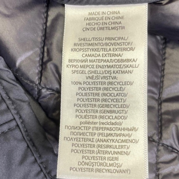 RALPH LAUREN Navy Blue Quilted Button Vest with Front Pockets & Rear Waist Snaps - Picture 5 of 7